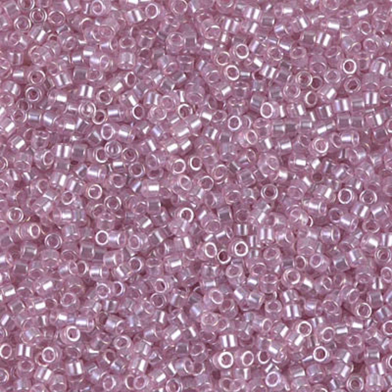 Miyuki Delica Bead 11/0, DB1473, Transparent Pale Orchid Luster, 5 grams